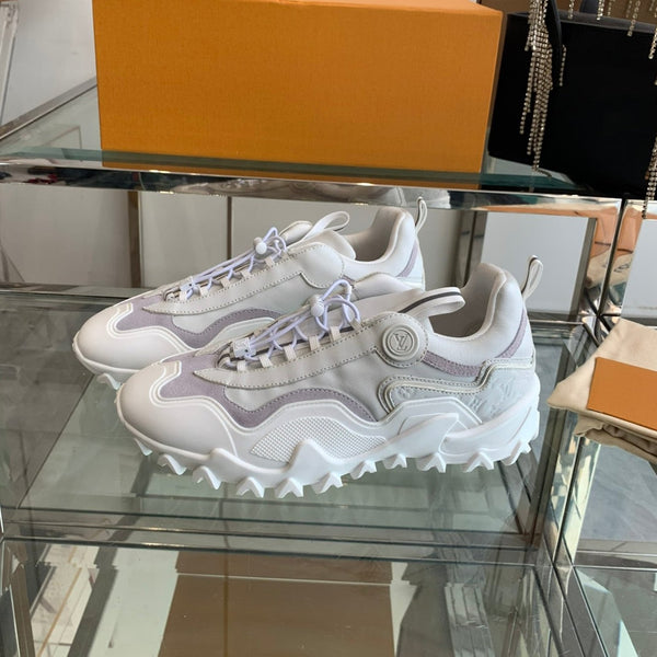 LV Rush Sneaker 40mm White Cowhide