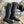 GG KNEE HIGH BOOTS WITH HORSEBIT IN BLACK CALFSKIN