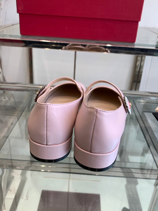 VT 25 Mary Jane Flats Pink Cowhide 292364