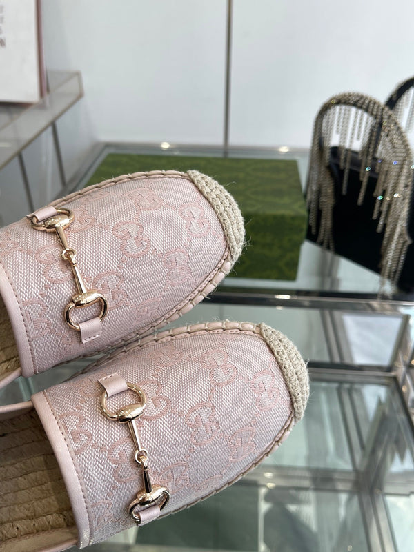GC 2025 Espadrille With Horsebit Light Pink Canvas 292318