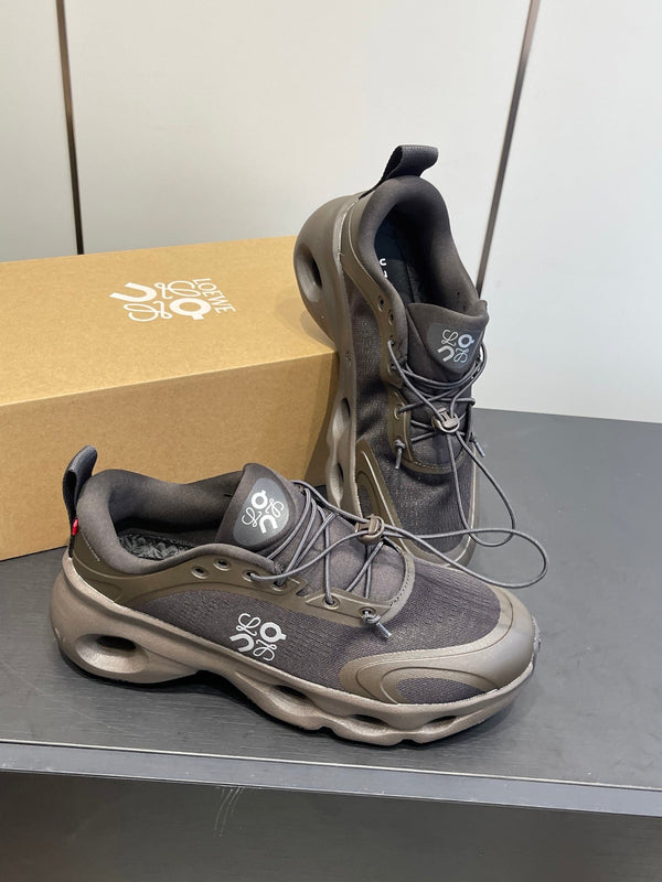 Loewe x On Cloudsolo Sneakers Brown Polyester and Mesh 533487