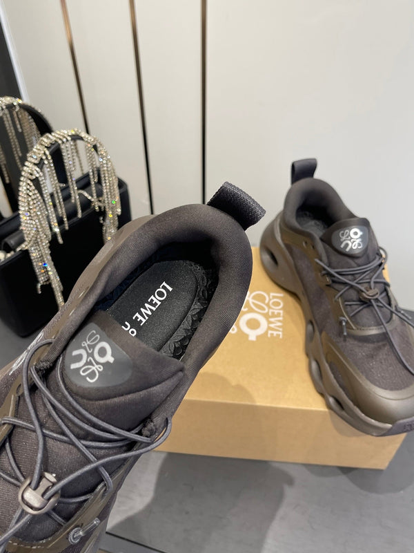 Loewe x On Cloudsolo Sneakers Brown Polyester and Mesh 533487