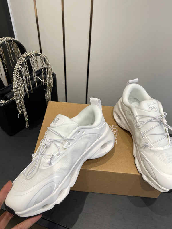 Loewe x On Cloudsolo Sneakers White Polyester and Mesh 533488