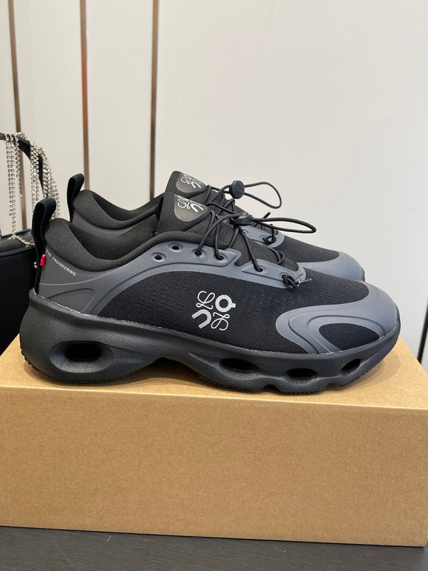 Loewe x On Cloudsolo Sneakers Black Grey Polyester and Mesh 533489