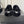 CC Double C Chaussons en fourrure noir 554698