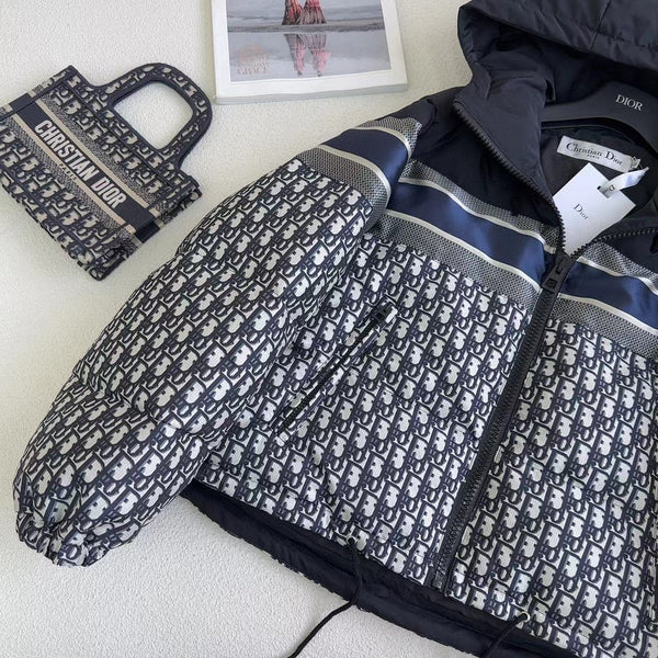 CD 25 Jacket Blue White Black Down Polyester 319275