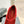 Pra Ballerina Pumps 40 Red Suede Fabric