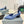 PRA STRAP CUT-OUT PUMPS CERULEAN SATIN