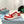 PRA DOWNTOWN NAPPA SNEAKERS WHITE AND RED CALFSKIN