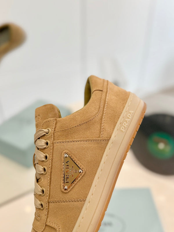 SNEAKERS PERFORATE PRA DOWNTOWN CAMOSCIO CAMMELLO