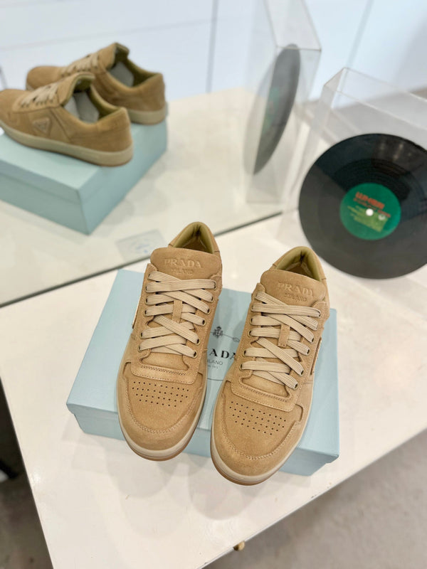 SNEAKERS PERFORATE PRA DOWNTOWN CAMOSCIO CAMMELLO
