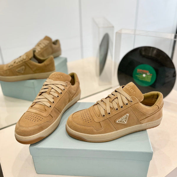 SNEAKERS PERFORATE PRA DOWNTOWN CAMOSCIO CAMMELLO