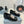 Prad 26s Metal Plate Loafers Black Brushed Leather 941513