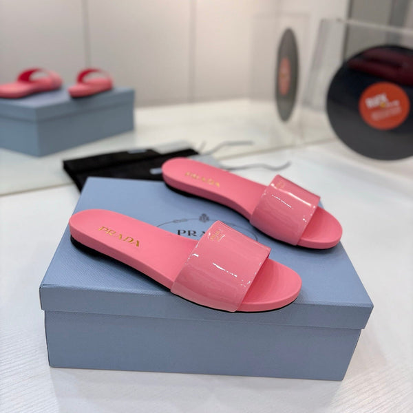 Pra Slides Pink Patent Leather 834594
