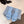 Pra Kitten Heel Sandals 4cm Light Blue Patent Leather 834599