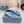 Pra Kitten Heel Sandals 4cm Light Blue Patent Leather 834599