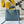 BV Small Andiamo Bag 20cm Blue Intrecciato Leather 291441