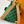 CHRISTOPHER BACKPACK 47 IN BROWN GREEN DAMIER POP COATED CANVAS