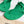 GG 26s Horsebit Thong Sandals Green Rubber 826209