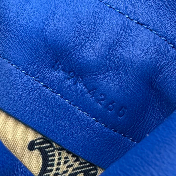 Celine Crystal Pouch Ultra Blue Lambskin