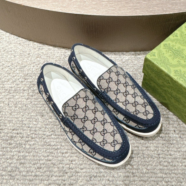 GG Men's 25 Original GG Loafer Blue Canvas 592171