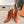 HM Ankle Boots 60mm Brown Orange Calfskin And Suede 972381