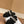 CD Sandal Black White Fleece And Canvas Fabric