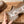 GRAFFITI THICK-SOLED CHEF SHOES IN BROWN RUBBER