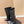 ALAIA high-heeled short boots black calfskin 386012