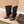 ALAIA high-heeled short boots black calfskin 386012