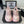 CC Platform Sneakers Pink Mesh Rubber 611800