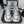 Baskets compensées CC, argent, maille blanche, caoutchouc 611804