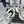 Baskets compensées CC, argent, maille blanche, caoutchouc 611804
