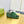 WEDGE SANDALS IN GREEN MONOGRAM JACQUARD FABRIC
