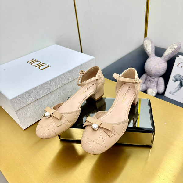 CD Ballet Slingback Pump 50MM In Nude Quilted Calfskin 111028