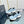 CC Sneaker Sky Blue with Logo Cowhide 238619