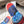 CD 26s Platform Sandals Red Blue Leather Fabric 944468