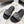 CD 26s Platform Sandals Black Cream Leather Fabric 944463
