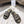 CD 26s Platform Sandals Black Beige Leather Fabric 944460