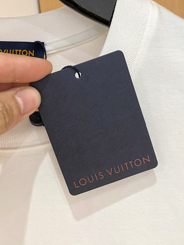 LV WHITE COTTON T-SHIRT 239593
