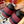 GG Men's 25 Screener Sneaker Red Mesh Suede 524503