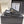 CC Woven Clog Black Glossy Leather 721527