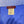 GG Fringe Scarf 90x90 Blue Silk Twill 203982