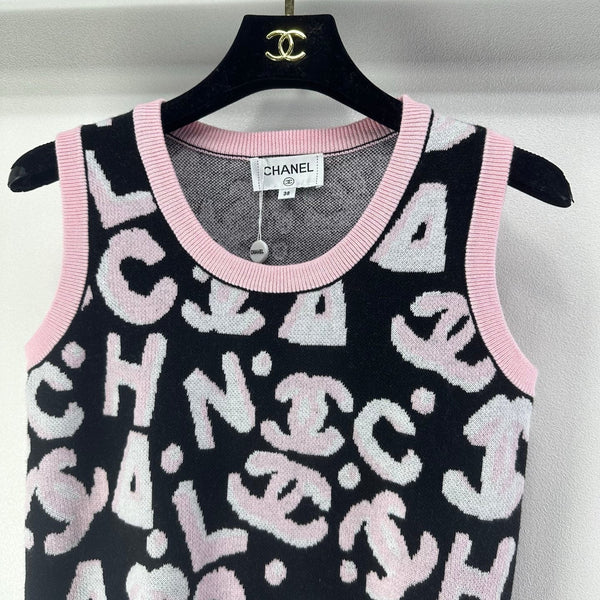 CC Vest Noir Rose Laine Nylon 345983