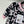 Haut en maille manches courtes CC noir rose laine nylon 345986