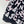 Haut en maille manches courtes CC noir rose laine nylon 345986