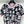 Haut en maille manches courtes CC noir rose laine nylon 345986