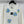 Pull à manches longues en laine et nylon blanc CC Floral 345973