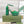 platform pump with double g green patent leather