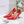 CD Tribales Pump 80mm Glossy Red Orange Cowhide